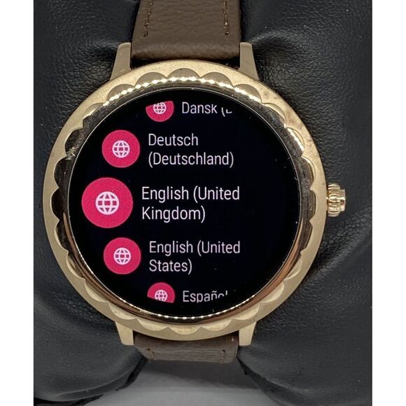 Kate Spade Gen 3 KST2003 Women\'s Brown Leather Digital Dial Smart Watch CO474 main image 11